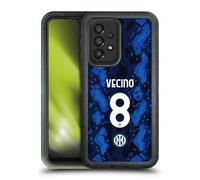 Head Case Designs Licenza Ufficiale Inter Milan Matías Vecino 2021/22 Giocatori Home Kit Custodia Antiurto Ultra Blindata Compatibile con Galaxy A33 5G (2022)