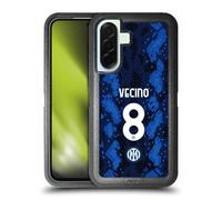 Head Case Designs Licenza Ufficiale Inter Milan Matías Vecino 2021/22 Giocatori Home Kit Custodia Antiurto Ultra Blindata Compatibile con Samsung Galaxy A36 5G