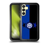 Head Case Designs Licenza Ufficiale Inter Milan Nero & Blu IM 2Stars Custodia Antiurto Ultra Blindata Compatibile con Samsung Galaxy A25 5G