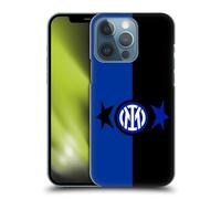 Head Case Designs Licenza Ufficiale Inter Milan Nero & Blu IM 2Stars Custodia Cover Dura per Parte Posteriore Compatibile con Apple iPhone 13 PRO