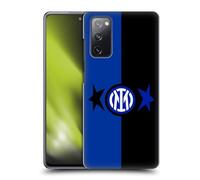 Head Case Designs Licenza Ufficiale Inter Milan Nero & Blu IM 2Stars Custodia Cover Dura per Parte Posteriore Compatibile con Samsung Galaxy S20 Fe / 5G