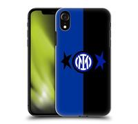 Head Case Designs Licenza Ufficiale Inter Milan Nero & Blu IM 2Stars Custodia Cover Dura per Parte Posteriore Compatibile con Apple iPhone XR