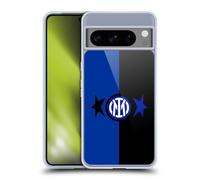 Head Case Designs Licenza Ufficiale Inter Milan Nero & Blu IM 2Stars Custodia Cover in Morbido Gel Compatibile con Google Pixel 8 PRO
