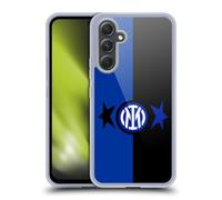 Head Case Designs Licenza Ufficiale Inter Milan Nero & Blu IM 2Stars Custodia Cover in Morbido Gel Compatibile con Samsung Galaxy A54 5G