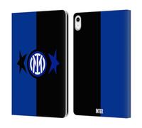 Head Case Designs Licenza Ufficiale Inter Milan Nero & Blu IM 2Stars Custodia Portafoglio in Pelle Compatibile con Apple iPad 10.9 2022/2025