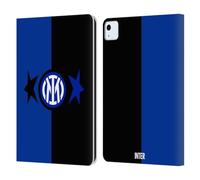 Head Case Designs Licenza Ufficiale Inter Milan Nero & Blu IM 2Stars Custodia Portafoglio in Pelle Compatibile con Apple iPad Air 11 2020/2022/2024/2025