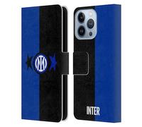 Head Case Designs Licenza Ufficiale Inter Milan Nero & Blu IM 2Stars Custodia Portafoglio in Pelle Compatibile con Apple iPhone 13 PRO