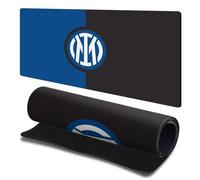 Head Case Designs Licenza Ufficiale Inter Milan Nero & Blu Logo Cresta 23.62 x 11.81 x 0.12 Inches (600 x 300 mm) - L Tappetino per Mouse E Scrivania da Ufficio per Giochi Tastiera PC