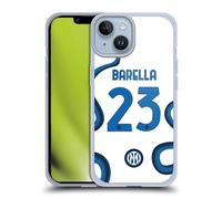 Head Case Designs Licenza Ufficiale Inter Milan Nicolò Barella 2021/22 Giocatori Away Kit Custodia in Gel [Protezione di Grado Militare] Compatibile con Apple iPhone 14