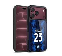 Head Case Designs Licenza Ufficiale Inter Milan Nicolò Barella 2021/22 Giocatori Home Kit Cover in gel rinforzata [Protezione di Grado Militare] Compatibile con Apple iPhone 18 Pro