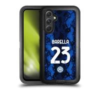 Head Case Designs Licenza Ufficiale Inter Milan Nicolò Barella 2021/22 Giocatori Home Kit Custodia Antiurto Ultra Blindata compatibile con Samsung Galaxy A54 5G