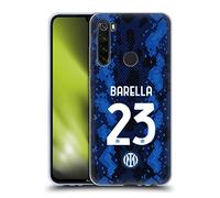 Head Case Designs Licenza Ufficiale Inter Milan Nicolò Barella 2021/22 Giocatori Home Kit Custodia Cover in Morbido Gel Compatibile con Xiaomi Redmi Note 8T