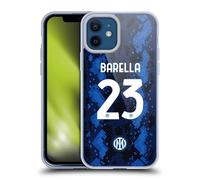 Head Case Designs Licenza Ufficiale Inter Milan Nicolò Barella 2021/22 Giocatori Home Kit Custodia in Gel [Grado Militare] Compatibile con Apple iPhone 12 / iPhone 12 PRO E Compatibile con MagSafe