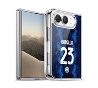 Head Case Designs Licenza Ufficiale Inter Milan Nicolò Barella 2021/22 Giocatori Home Kit Custodia in Gel [Protezione di Grado Militare] Compatibile Con Apple iPhone Duo E Compatibile Con MagSafe