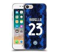 Head Case Designs Licenza Ufficiale Inter Milan Nicolò Barella 2021/22 Giocatori Home Kit Custodia in Gel [Protezione di Grado Militare] Compatibile con Apple iPhone 7/8 / SE 2020 & 2022
