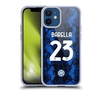 Head Case Designs Licenza Ufficiale Inter Milan Nicolò Barella 2021/22 Giocatori Home Kit Custodia in Gel [Protezione di Grado Militare] Compatibile con Apple iPhone 12 Mini