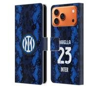 Head Case Designs Licenza Ufficiale Inter Milan Nicolò Barella 2021/22 Giocatori Home Kit Custodia Portafoglio in Pelle Compatibile con Apple iPhone 17 Pro Max