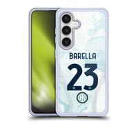 Head Case Designs Licenza Ufficiale Inter Milan Nicolò Barella 2022/23 Giocatori Away Kit Custodia in Gel [Protezione di Grado Militare] Compatibile con Samsung Galaxy S24 5G