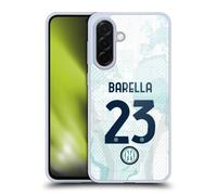 Head Case Designs Licenza Ufficiale Inter Milan Nicolò Barella 2022/23 Giocatori Away Kit Custodia in Gel [Protezione di Grado Militare] Compatibile con Samsung Galaxy A36 5G