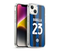 Head Case Designs Licenza Ufficiale Inter Milan Nicolò Barella 2022/23 Giocatori Home Kit Custodia in Gel [Protezione di Grado Militare] Compatibile con Apple iPhone 14 Plus E Compatibile con MagSafe