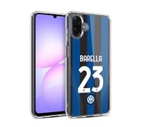 Head Case Designs Licenza Ufficiale Inter Milan Nicolò Barella 2022/23 Giocatori Home Kit Custodia in Gel [Protezione di Grado Militare] Compatibile con Samsung Galaxy A07 4G
