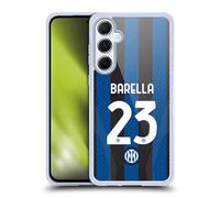 Head Case Designs Licenza Ufficiale Inter Milan Nicolò Barella 2022/23 Giocatori Home Kit Custodia in Gel [Protezione di Grado Militare] Compatibile con Samsung Galaxy A55 5G