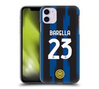 Head Case Designs Licenza Ufficiale Inter Milan Nicolò Barella 2023/24 Giocatori Home Kit Custodia Cover Dura per Parte Posteriore Compatibile con Apple iPhone 11