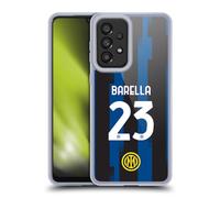 Head Case Designs Licenza Ufficiale Inter Milan Nicolò Barella 2023/24 Giocatori Home Kit Custodia in Gel [Protezione di Grado Militare] Compatibile con Galaxy A33 5G (2022)