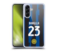 Head Case Designs Licenza Ufficiale Inter Milan Nicolò Barella 2023/24 Giocatori Home Kit Custodia in Gel [Protezione di Grado Militare] Compatibile con Samsung Galaxy A56 5G
