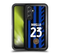 Head Case Designs Licenza Ufficiale Inter Milan Nicolò Barella 2024/25 Giocatori Home Kit Custodia Antiurto Ultra Blindata compatibile con Samsung Galaxy A54 5G