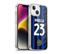 Head Case Designs Licenza Ufficiale Inter Milan Nicolò Barella 2024/25 Giocatori Home Kit Custodia in Gel [Protezione di Grado Militare] Compatibile con Apple iPhone 14