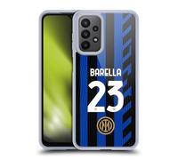 Head Case Designs Licenza Ufficiale Inter Milan Nicolò Barella 2024/25 Giocatori Home Kit Custodia in Gel [Protezione di Grado Militare] Compatibile con Samsung Galaxy A23 / 5G (2022)