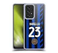 Head Case Designs Licenza Ufficiale Inter Milan Nicolò Barella 2024/25 Giocatori Home Kit Custodia in Gel [Protezione di Grado Militare] Compatibile con Samsung Galaxy A53 5G (2022)
