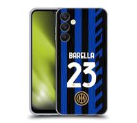 Head Case Designs Licenza Ufficiale Inter Milan Nicolò Barella 2024/25 Giocatori Home Kit Custodia in Gel [Protezione di Grado Militare] Compatibile con Samsung Galaxy A25 5G