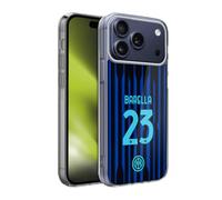 Head Case Designs Licenza Ufficiale Inter Milan Nicolò Barella 2025/26 Giocatori Home Kit Custodia in Gel [Protezione di Grado Militare] Compatibile con Apple iPhone 17 PRO Max
