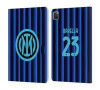 Head Case Designs Licenza Ufficiale Inter Milan Nicolò Barella 2025/26 Giocatori Home Kit Custodia Portafoglio in Pelle Compatibile con Apple iPad PRO 11 2020/2021 / 2022