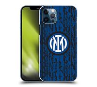 Head Case Designs Licenza Ufficiale Inter Milan Serpente Marchio di Parola Modelli Custodia Cover Dura per Parte Posteriore Compatibile con Apple iPhone 12 / iPhone 12 PRO