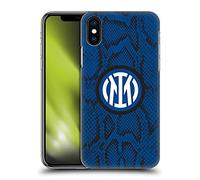Head Case Designs Licenza Ufficiale Inter Milan Serpente Modelli Custodia Cover Dura per Parte Posteriore Compatibile con Apple iPhone X/iPhone XS