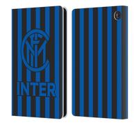 Head Case Designs Licenza Ufficiale Inter Milan Strisce 2 Grafici Custodia Portafoglio in Pelle Compatibile con Amazon Fire 7 2022