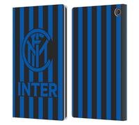 Head Case Designs Licenza Ufficiale Inter Milan Strisce 2 Grafici Custodia Portafoglio in Pelle Compatibile con Amazon Fire Max 11 2023
