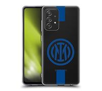 Head Case Designs Licenza Ufficiale Inter Milan Strisce Logo Custodia in Gel [Protezione di Grado Militare] Compatibile con Galaxy A52 / A52s / 5G (2021)