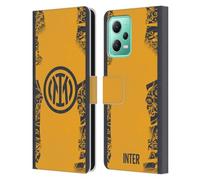 Head Case Designs Licenza Ufficiale Inter Milan Terza Kit per Stemma 2024/25 Custodia Cover in Pelle a Portafoglio Compatibile con Xiaomi Redmi Note 12 5G