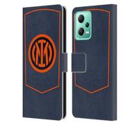 Head Case Designs Licenza Ufficiale Inter Milan Terza Kit per Stemma 2025/26 Custodia Portafoglio in Pelle Compatibile con Xiaomi Redmi Note 12 5G