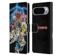 Head Case Designs Licenza Ufficiale Iron Maiden Best Of Beast Arte Custodia Portafoglio in Pelle Compatibile con Google Pixel 10 Pro XL