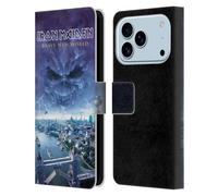 Head Case Designs Licenza Ufficiale Iron Maiden Brave New World Copertine Album Custodia Portafoglio in Pelle Compatibile con Apple iPhone 17 PRO