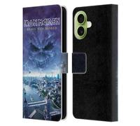 Head Case Designs Licenza Ufficiale Iron Maiden Brave New World Copertine Album Custodia Portafoglio in Pelle Compatibile con Apple iPhone 17