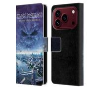 Head Case Designs Licenza Ufficiale Iron Maiden Brave New World Copertine Album Custodia Portafoglio in Pelle Compatibile con Apple iPhone 18 Pro
