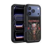 Head Case Designs Licenza Ufficiale Iron Maiden Cover Per il retro Morte Serpente Senjutsu Custodia Antiurto Ultra Blindata compatibile con Apple iPhone 17 Pro Max