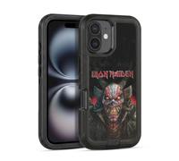 Head Case Designs Licenza Ufficiale Iron Maiden Cover Per il retro Morte Serpente Senjutsu Custodia Antiurto Ultra Blindata compatibile con Apple iPhone 16