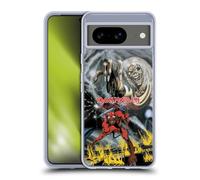 Head Case Designs Licenza Ufficiale Iron Maiden Il Numero della Bestia Grafiche Custodia in Gel [Protezione di Grado Militare] Compatibile con Google Pixel 8
